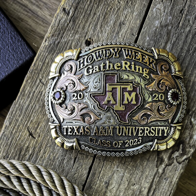 Graduation Buckles - Texas University Buckle - Class 2023
